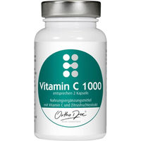 Produktbild von OrthoDoc Vitamin C 1000 mg Calciumascorbat Kapseln 60 Stück laktosefrei und glutenfrei