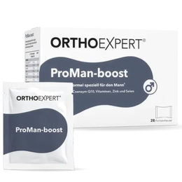 Orthoexpert ProMan-boost Nährstoff-Formel für den Mann mit L-Arginin, Zink und Selen als hochdosiertes Pulver, glutenfrei und laktosefrei, 28 Portionen – Bild 1 von 6