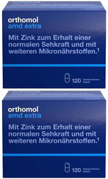 Orthomol AMD extra Kapseln mit Zink, Lutein und Zeaxanthin 240 Stück – Bild 1 von 1