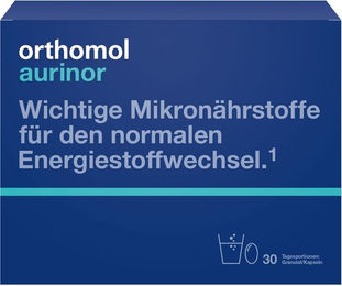 Orthomol aurinor Granulat und Kapseln Kombipack 30 Stück laktosefrei und glutenfrei – Bild 1 von 5