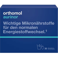 Produktbild von Orthomol aurinor Granulat und Kapseln Kombipack 30 Stück laktosefrei und glutenfrei