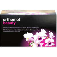 Produktbild von Orthomol Beauty für Frauen mit Hyaluronsäure, Kollagen und Coenzym Q10 Trinkampullen Nachfüllpackung 30 Stück