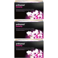 Produktbild von Orthomol Beauty-Kollagen-Kombi für Frauen mit Hyaluronsäure und Coenzym Q10 als Trinkampullen 30 Stück