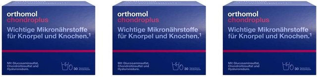 Orthomol chondroplus Pulver laktosefrei und glutenfrei 3x 30er-Packung – Bild 1 von 1