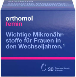 Orthomol Femin Kapseln mit Zink, Biotin und Selen für Frauen 60 Kapseln – Bild 1 von 1