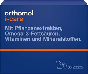 Orthomol i-Care Mikronährstoffbegleitung für Erwachsene mit Kapseln 30 Stück laktosefrei und glutenfrei – Bild 1 von 2