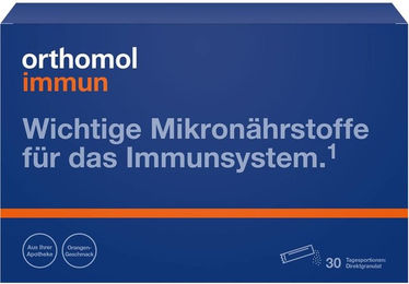 Orthomol Immun Direktgranulat Orange 30 Stück – Bild 1 von 6