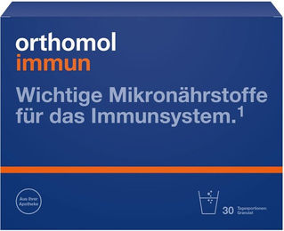 Orthomol Immun Granulat mit Vitamin C, Vitamin D und Zink 30 Beutel – Bild 1 von 3