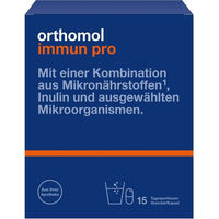 Produktbild von Orthomol Immun pro Granulat und Kapseln mit Inulin und Mikronährstoffen 15 Stück