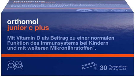 Orthomol junior C plus Direktgranulat Himbeer-Limette Pulver für Kinder – Bild 1 von 1