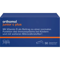 Produktbild von Orthomol Junior C plus Granulat für Kinder Himbeere Limette 30 Stück