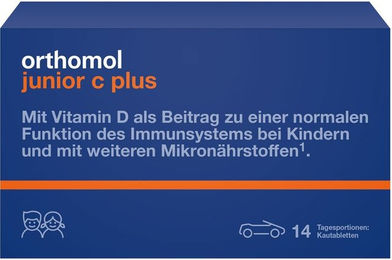 Orthomol Junior C plus Lutschtabletten für Kinder 14 Stück – Bild 1 von 3