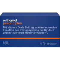Produktbild von Orthomol Junior C Plus Lutschtabletten Mandarine/Orange für Kinder 30 Stück
