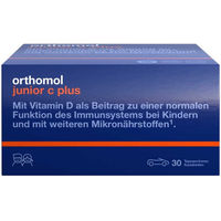 Produktbild von Orthomol Junior C Plus Lutschtabletten Mandarine-Orange für Kinder 30 Stück