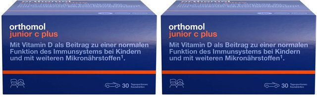 Orthomol junior C plus Lutschtabletten mit Vitamin C für Kinder Waldfrucht-Geschmack 60 Stück – Bild 1 von 1