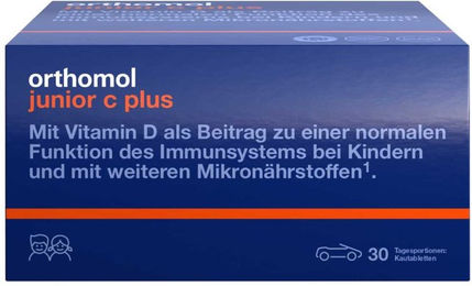 Orthomol Junior C Plus Lutschtabletten Waldfrucht für Kinder 120 Stück – Bild 1 von 1