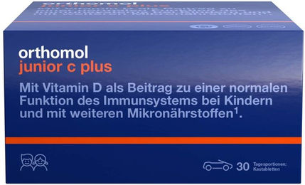 Orthomol Junior C plus Lutschtabletten Waldfrucht für Kinder 30 Stück – Bild 1 von 3