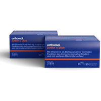 Produktbild von Orthomol junior C plus Vitamin C Direktgranulat Pulver Himbeere Limette für Kinder