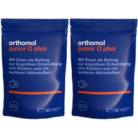Produktbild von Orthomol Junior Omega Plus Gummis für Kinder mit Omega-3-Fettsäuren 180 Stück