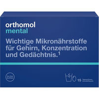 Produktbild von Orthomol Mental Granulat und Kapseln 15 Tagesportionen