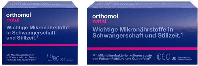 Orthomol Natal Granulat und Kapseln für Frauen, Schwangere und Stillende – Bild 1 von 1