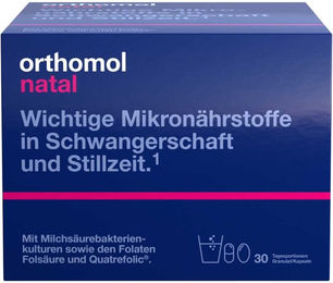 Orthomol Natal Kapseln für Schwangere und Stillende 30 Stück – Bild 1 von 1