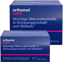 Orthomol Natal Mikronährstoffe für Schwangere und Stillende Kapseln 60 Stück – Bild 1 von 1