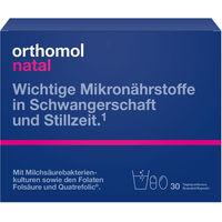 Produktbild von Orthomol Natal Mikronährstoffe Kapseln für Schwangere und Stillende 30 Stück