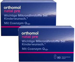 Orthomol Natal pre Kapseln für Frauen mit Mikronährstoffen 90 Stück – Bild 1 von 4