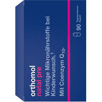 Produktbild von Orthomol Natal pre Kapseln für Frauen, Schwangere und Stillende, 90 Stück