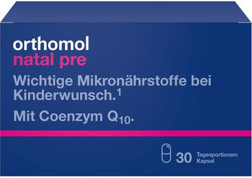 Orthomol Natal pre Kapseln für Frauen und Schwangere sowie Stillende 30 Stück – Bild 1 von 5