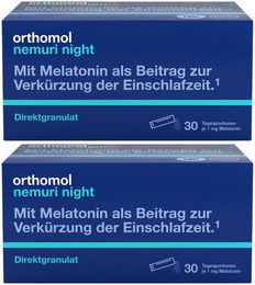 Orthomol Nemuri Night Direktgranulat mit Melatonin vegan und zuckerfrei 60 Portionen – Bild 1 von 1