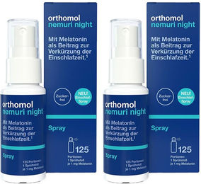 Orthomol Nemuri Night Einschlafspray mit Melatonin vegan und zuckerfrei 50 ml – Bild 1 von 3