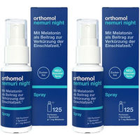 Produktbild von Orthomol Nemuri Night Einschlafspray mit Melatonin vegan und zuckerfrei 50 ml