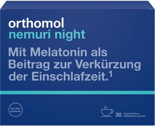 Orthomol Nemuri Night Granulat mit Melatonin und Hopfen-Extrakt 300 g – Bild 1 von 2