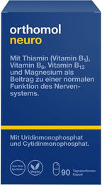 Orthomol Neuro Kapseln mit Vitamin B1, B6, B12 und Magnesium 90 Stück – Bild 1 von 4
