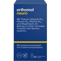 Produktbild von Orthomol Neuro Kapseln mit Vitamin B1, B6, B12 und Magnesium 90 Stück