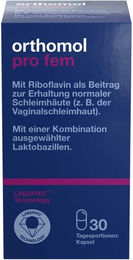 Orthomol Pro Fem Kapseln für Frauen vegan und glutenfrei – Bild 1 von 2
