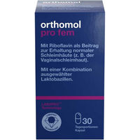 Produktbild von Orthomol Pro Fem Kapseln für Frauen vegan und glutenfrei