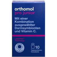 Produktbild von Orthomol pro junior Lutschtabletten für Kinder 10 Stück
