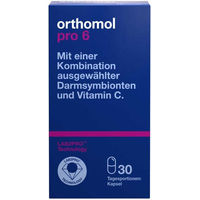 Produktbild von Orthomol Pro Kapseln mit Darmsymbionten und Vitamin C