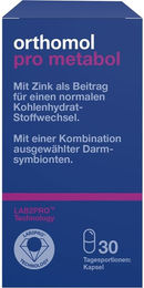 Orthomol pro metabol Kapseln mit Zink und Darmsymbionten 30 Stück – Bild 1 von 3