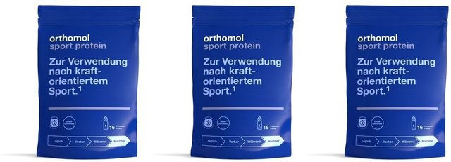 Orthomol Sport Protein Eiweißpulver mit Kreatin und BCAA Vanille glutenfrei – Bild 1 von 1