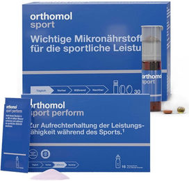 Orthomol Sport und Orthomol Sport Perform Ampullen vegan laktosefrei und glutenfrei für Sportler – Bild 1 von 1