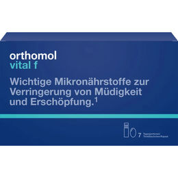 Orthomol Vital F Kombipack mit Trinkfläschchen und Kapseln für Frauen 7 Stück – Bild 1 von 1