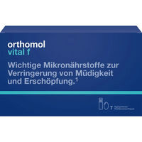 Produktbild von Orthomol Vital F Kombipack mit Trinkfläschchen und Kapseln für Frauen 7 Stück