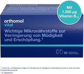 Orthomol Vital Kapseln für Erwachsene glutenfrei und laktosefrei 30 Stück – Bild 1 von 6