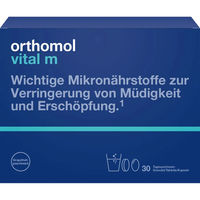 Produktbild von Orthomol Vital M Granulat und Kapseln für Männer Grapefruit 30 Stück