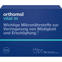 Produktbild von Orthomol Vital M Kombinationspräparat für Männer als Granulat und Kapseln 30 Tage