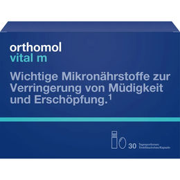 Orthomol Vital M Kombipack mit Trinkfläschchen und Kapseln für Männer 30 Stück – Bild 1 von 1
